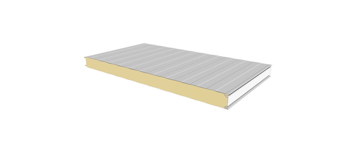 PUR habos szendvicspanel - fal profil