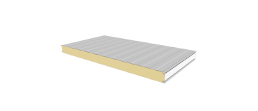 PUR habos szendvicspanel - fal profil