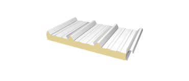 PUR habos szendvicspanel - tető profil